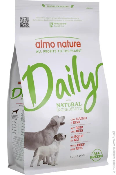   Almo Nature        Daily Dog     1,2 