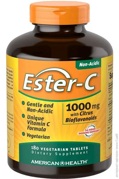  American Health Ester-C 1000 mg 180  (4384304005)