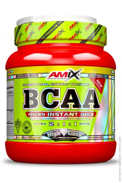  BCAA Amix Nutrition BCAA Micro Instant Juice, 400+ 100   
