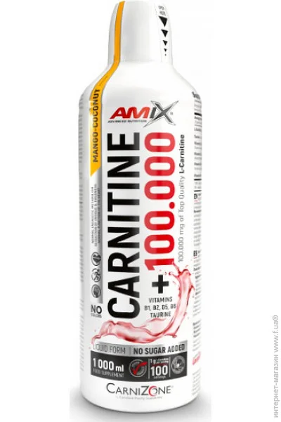  Amix Carnitine 100.000 mg CarniZone - 1000  - Mango-Coconut