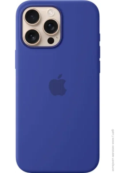  Apple iPhone 16 Pro Max Silicone Case with MagSafe - Ultramarine (MYYY3ZM/A)
