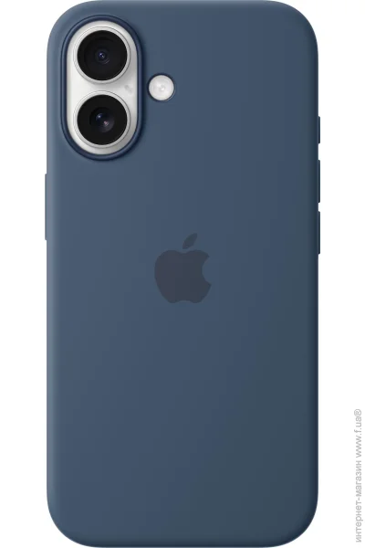  Apple iPhone 16 Silicone Case with MagSafe - Denim (MYY23ZM/A)