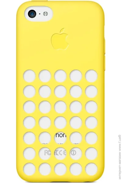  Apple iPhone 5c Case, Yellow (MF038ZM/A)