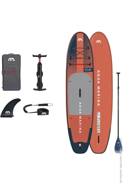   Aqua Marina SUP  Atlas Advanced All-Around iSUP 3.66 m / 15 cm Orange/Blue (1053-BT-23ATP)