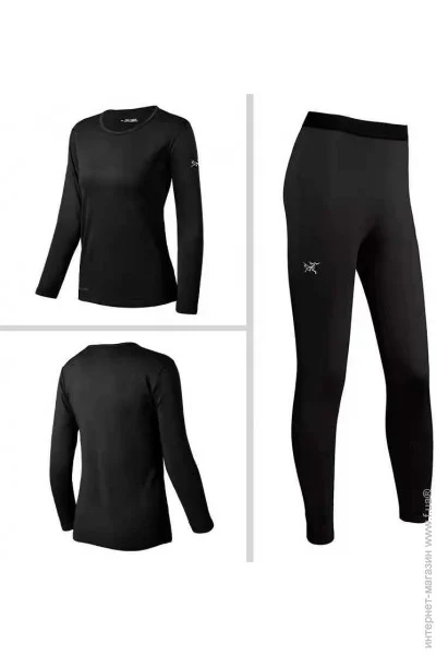  Arc'Teryx   Arc"teryx () Arc" Ether AR Crew LS Wmn"s 270308 Black XL