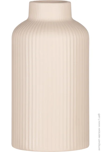 Ваза Ardesto Savona 8х15см фарфор бежевый (AR3804B) Ваза Ardesto Savona 8х15см фарфор бежевый (AR3804B)