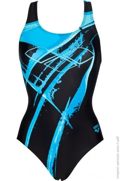  Arena W Backjump One Piece LB 40, black/turquoise (2A838-58)
