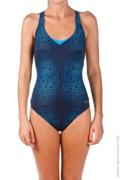  Arena W Gina Light Cross Back One Pi 40, navy/turquoise (000011-708.)
