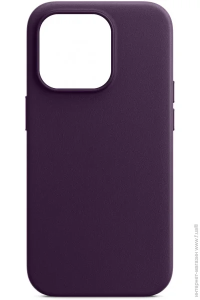  Armorstandart FAKE Leather Case  Apple iPhone 14 Pro Dark Cherry (ARM64398)