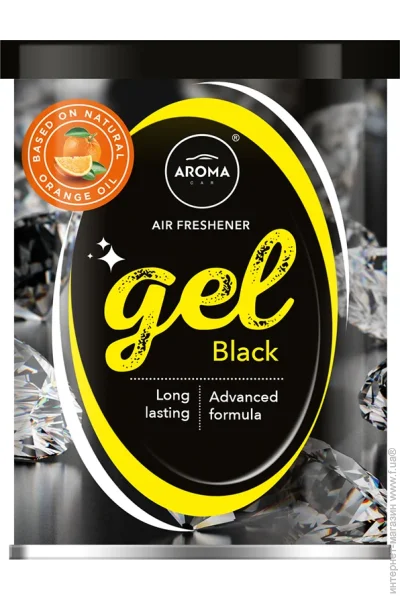   Aroma Car Terpen Gel - BLACK 80g 11655