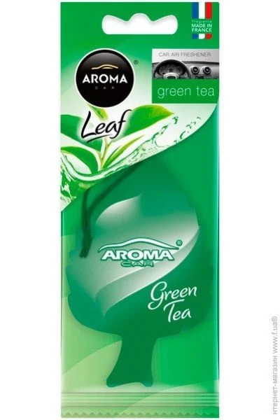   Aroma Car Leaf-GREEN TEA (36.) (267)
