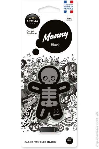  Aroma Car Manny-BLACK (16.)