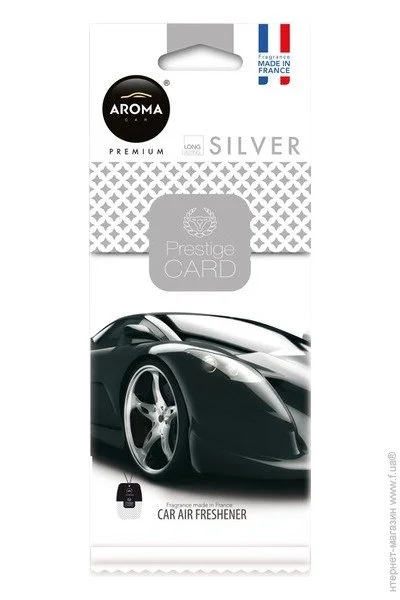   Aroma Car Prestige SILVER (24.) (92665)