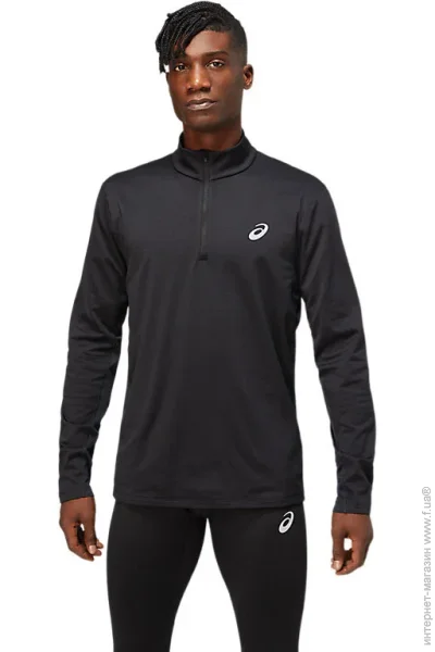 ASICS  CORE LS 1/2 ZIP WINTER TOP 2011C347-001 .XL 