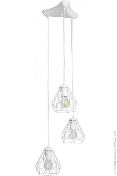 Atmolight Світильник підвісний Атмолайт Bevel C165-3 White білий Atmolight Світильник підвісний Атмолайт Bevel C165-3 White білий