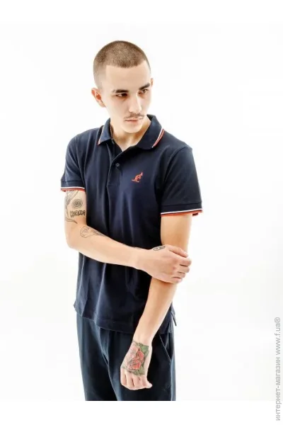   Australian 2-STRIPE PIQUE' POLO (LSUPO0004-200C-M)