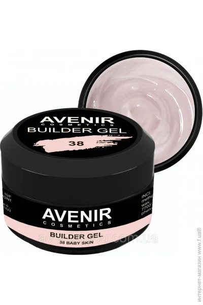 Avenir Cosmetics Гель для нігтів Авенір Про № 38 (Бебі скін), 30 мл (2009610004116) Avenir Cosmetics Гель для нігтів Авенір Про № 38 (Бебі скін), 30 мл (2009610004116)