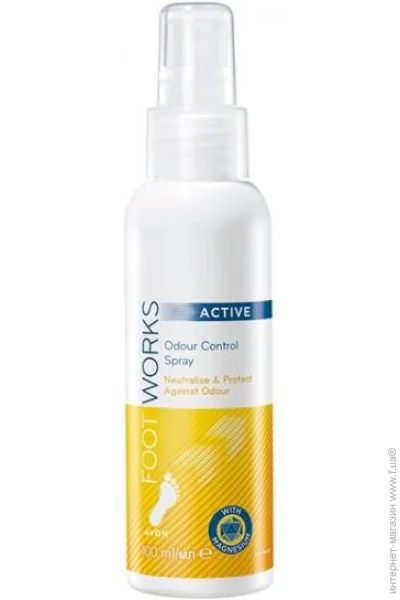Дезодорант для женщин, для мужчин Avon для ног с Сульфатом Магния спрей 100 мл Дезодорант для женщин, для мужчин Avon для ног с Сульфатом Магния спрей 100 мл