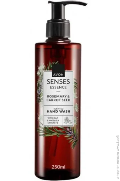 Жидкое мыло для рук Avon «Розмарин и семена моркови», 250 мл (5059018530820) Жидкое мыло для рук Avon «Розмарин и семена моркови», 250 мл (5059018530820)