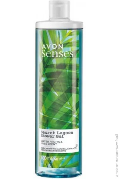Avon Гель для душу зволожувальний "Морська лагуна" SENSES, 500МЛ (5059018212696) Avon Гель для душу зволожувальний "Морська лагуна" SENSES, 500МЛ (5059018212696)
