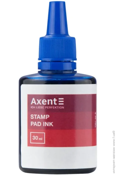 Штемпельная краска Axent Краска штемпельная синяя 30 мл 3412 Штемпельная краска Axent Краска штемпельная синяя 30 мл 3412