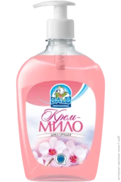 Balu Professional Рідке крем-мило Balu Дика Орхідея флакон з дозатором 500 мл (00000007421) Balu Professional Рідке крем-мило Balu Дика Орхідея флакон з дозатором 500 мл (00000007421)