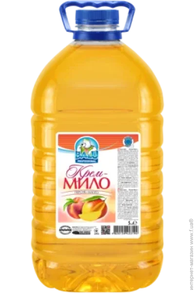Balu Professional Рідке крем-мило Balu Персик-Манго 5 л ПЕТ (00000007413) Balu Professional Рідке крем-мило Balu Персик-Манго 5 л ПЕТ (00000007413)
