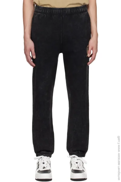   Bape Black Overdyed Sweatpants (001PTK301010M-XL)