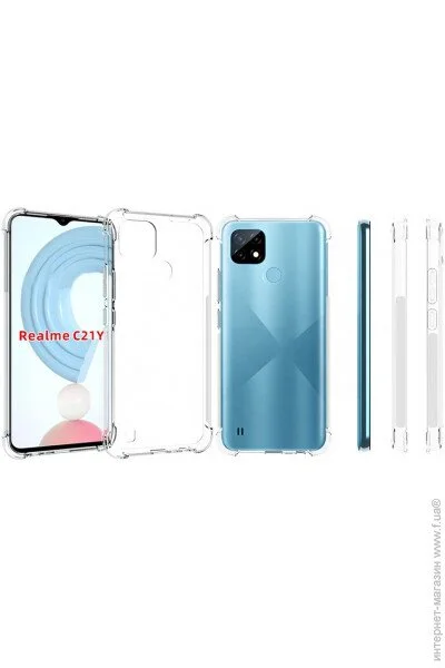 Чехол Becover Anti-Shock для Realme C21Y Clear (706971) Чехол Becover Anti-Shock для Realme C21Y Clear (706971)