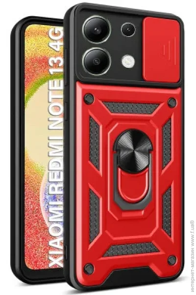  Becover Military  Xiaomi Redmi Note 13 4G Red (710692)
