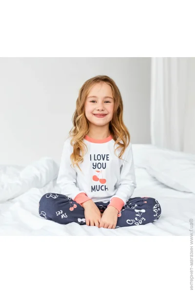 Пижамный комплект Bembi Пижама для девочек ПЖ53 р.80 белый 13053001135.189 Пижамный комплект Bembi Пижама для девочек ПЖ53 р.80 белый 13053001135.189