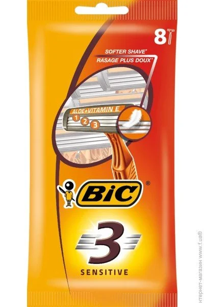 BIC 3 Sensitive 8.
