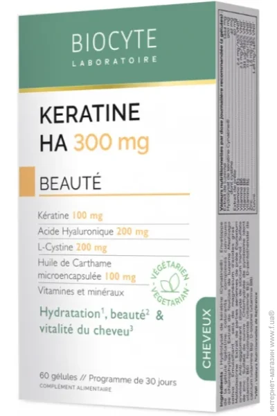   Biocyte Keratine HA 300 mg 60 Caps (000023281)