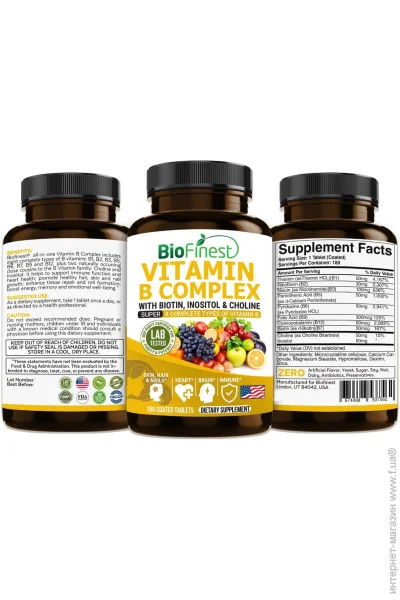  Biofinest    B - Vitamin B Complex 180 