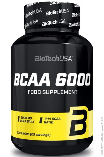  BioTech BCAA 6000 (100 tabs) (05399-01)