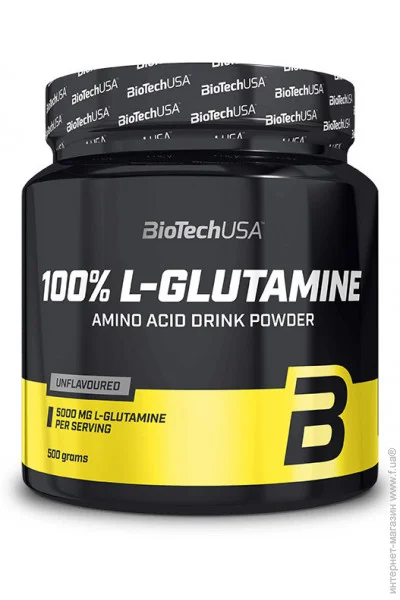  BioTech 100% L-Glutamine, 500 