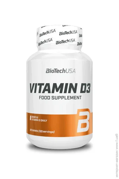 ³   BioTech Vitamin D3, 120 