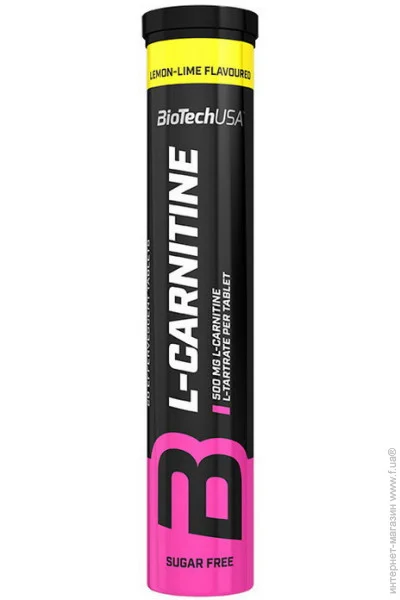  L- BioTech Effervescent L-Carnitine 500 mg 20 tabs (Blueberry-raspberry) (00000000152)