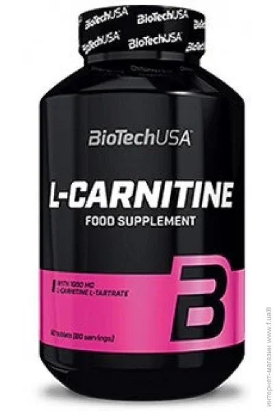  BioTech  L-carnitine 1000 mg 60 .