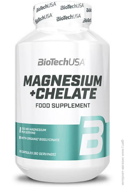 BioTech Magnesium +  Chelate (60 caps)