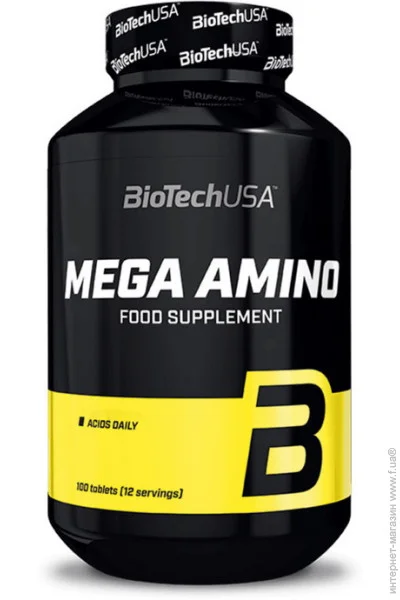  BioTech Mega Amino (100 tabs) (00824-01)
