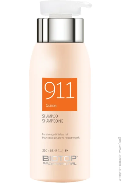 Шампунь Biotop 911 з протеїнами кіноа 250 мл (419037) Шампунь Biotop 911 з протеїнами кіноа 250 мл (419037)