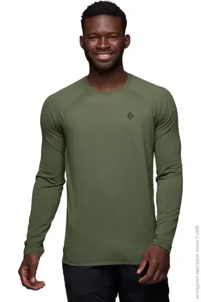 Black Diamond M Alpenglow LS Crew      (Tundra, M) (7520923010MED1)