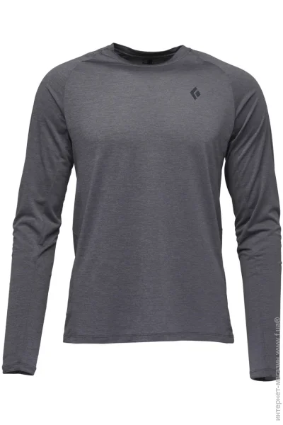  Black Diamond Switch M Heritage Wordmark LS Tee Steel Grey XXXL (1033-BD 75309000343xl1)