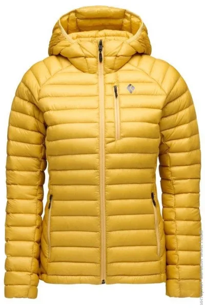 Black Diamond  W Approach Down Hoody L Yellow (1033-BD 7440937024LRG1)