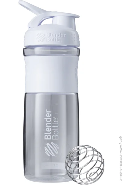 Blenderbottle   () BlenderBottle SportMixer Flip 28oz/820ml White (SM 28oz White)