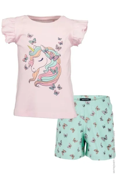 Кофта + штаны Blue Seven Пижама детская для девочек р.104-110 розовый 727517 * 98 Кофта + штаны Blue Seven Пижама детская для девочек р.104-110 розовый 727517 * 98