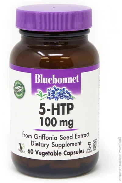 Bluebonnet Nutrition  Bluebonnet 5-HTP 100 mg, 60 