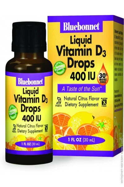    D3 400IU Bluebonnet Nutrition   30