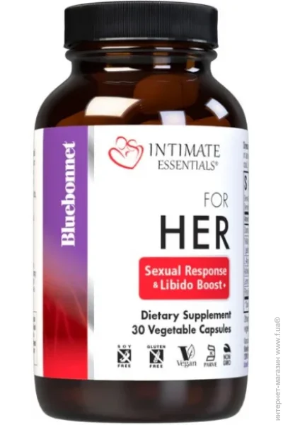   Bluebonnet Nutrition Intimate Essentials For Her Sexual Response & Libido Boost 30 Veg Caps (000024846)